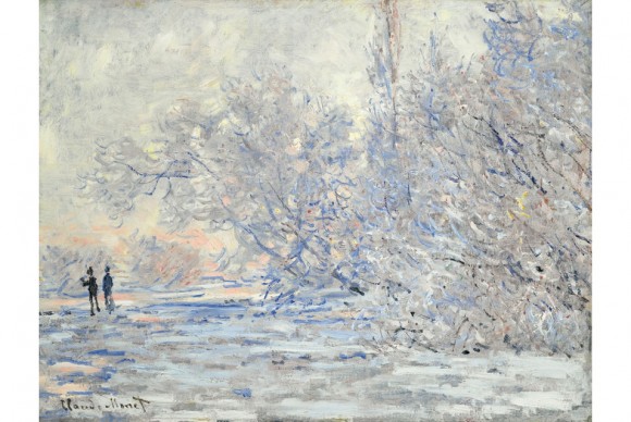 Cluade Monet Le Givre a Giverny 1885 580x388 A rare English aristocratic collection of French Impressionist & Modern Art to be offered at Sothebys